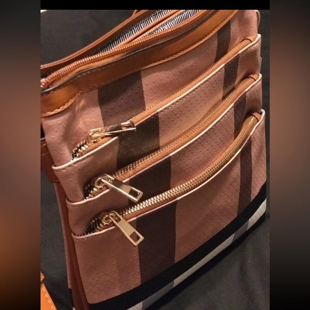 Inspired Plaid crossbody purse NEW